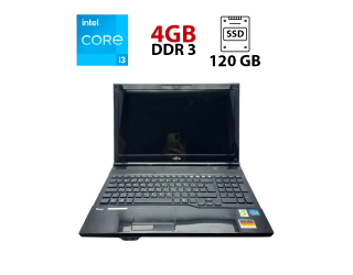 БУ Ноутбук Б-клас Fujitsu LifeBook AH532 / 14&quot; (1366x768) TN / Intel Core i3-2370M (2 (4) ядра по 2.4 GHz) / 8 GB DDR3 / 120 GB SSD / Intel HD Graphics 3000 / WebCam из Европы