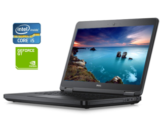 БУ Ноутбук Б-класс Dell Latitude E5540 / 15.6&quot; (1920x1080) TN / Intel Core i7-4600U (2 (4) ядра по 2.1 - 3.3 GHz) / 8 GB DDR3 / 256 GB SSD + 320 HDD / nVidia GeForce GT 720M, 2 GB DDR3, 64-bit / WebCam из Европы