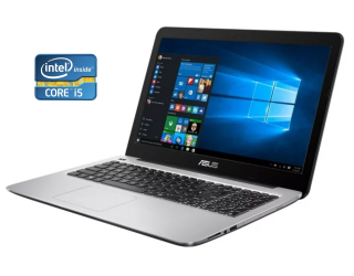 БУ Ноутбук Б-клас Asus VivoBook F556UA / 15.6&quot; (1920x1080) TN / Intel Core i5 - 7200U (2 (4) ядра по 2.5-3.1 GHz) / 8 GB DDR4 / 256 GB SSD / Intel HD Graphics 620 / WebCam из Европы в Харкові