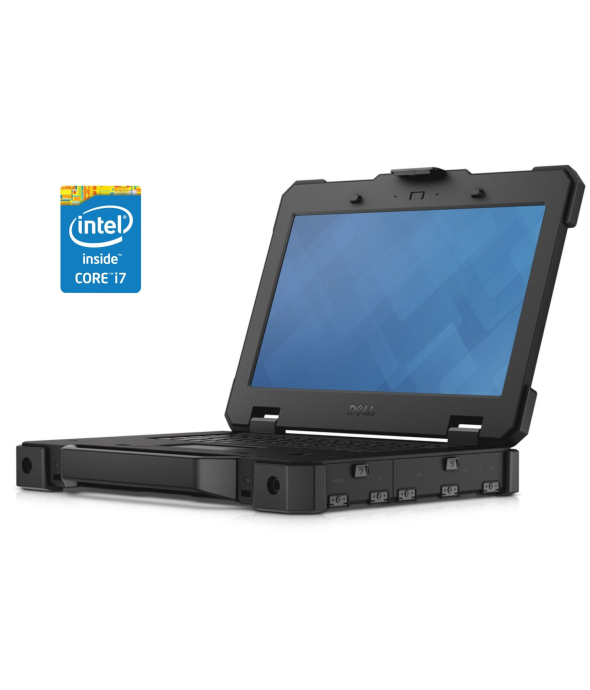 Захищений ноутбук Dell Latitude 7414 Rugged / 14&quot; (1366x768) TN Touch / Intel Core i7-6600U (2 (4) ядра по 2.6 - 3.4 GHz) / 16 GB DDR4 / 240 GB SSD / Intel HD Graphics 520 / WebCam / Win 10 Pro - 1