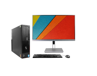 БУ Комплект Fujitsu E700 SFF Intel Core i5-2400 16Gb RAM 240Gb SSD + 23.8" Hp EliteDisplay E243 FullHD IPS из Европы в Харькове