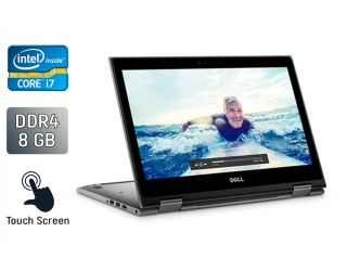 БУ Ноутбук Б-класс Dell Inspiron 13-5368 / 13.3" (1920x1080) IPS Touch / Intel Core i7-7500U (2 (4) ядра по 2.7 - 3.5 GHz) / 8 GB DDR4 / 480 GB SSD / Intel HD Graphics 620 / WebCam / Windows 10 из Европы в Харькове
