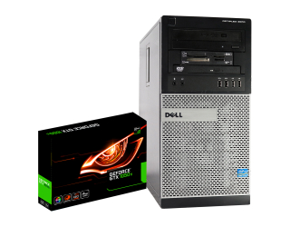 БУ Системний блок Dell OptiPlex 9010 Tower Intel Core i7-3770 4Gb RAM 120Gb SSD 320Gb HDD + нова GeForce GTX 1050Ti 4GB из Европы в Харкові