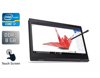 БУ Ноутбук-трансформер Б-класс Lenovo ThinkPad x1 Carbon 3rd / 14" (1920x1080) IPS Touch / Intel Core i7-8550U (4 (8) ядра по 1.8 - 4.0 GHz) / 8 GB DDR3 / 512 GB SSD / Intel UHD Graphics 620 / WebCam / TouchID / Windows 10 из Европы в Харькове