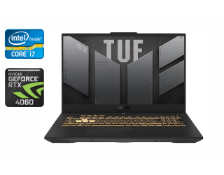 БУ Игровой ноутбук Asus FX 507 / 15.6" (1920x1080) IPS / Intel Core i7-12700H (14 (20) ядер по 3.5 - 4.7 GHz) / 16 GB DDR4 / 512 GB SSD / nVidia GeForce RTX 4060, 8 GB GDDR6, 128-bit / WebCam / Windows 10 из Европы в Харькове