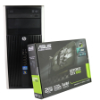 HP COMPAQ ELITE 8300 MT Core i3 3220 8GB RAM 500GB HDD + GeForce GT1050 2GB - 1