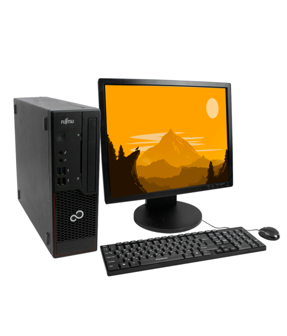 Комплект Fujitsu C710 SFF 4x ядерний Core I5 2400 4GB RAM 320GB HDD + 19&quot; Монітор - 1