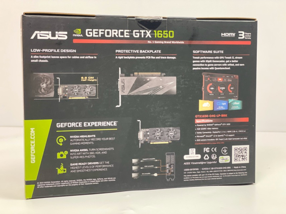 Видеокарта NVIDIA GeForce GTX 1650 4GB GDDR5 - 2