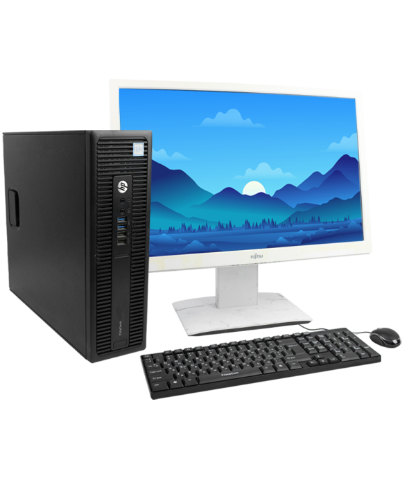 Системний блок HP ProDesk 800 G2 SFF Intel® Core ™ i5-6500 8GB RAM 500GB HDD + 24 &quot;Монітор - 1