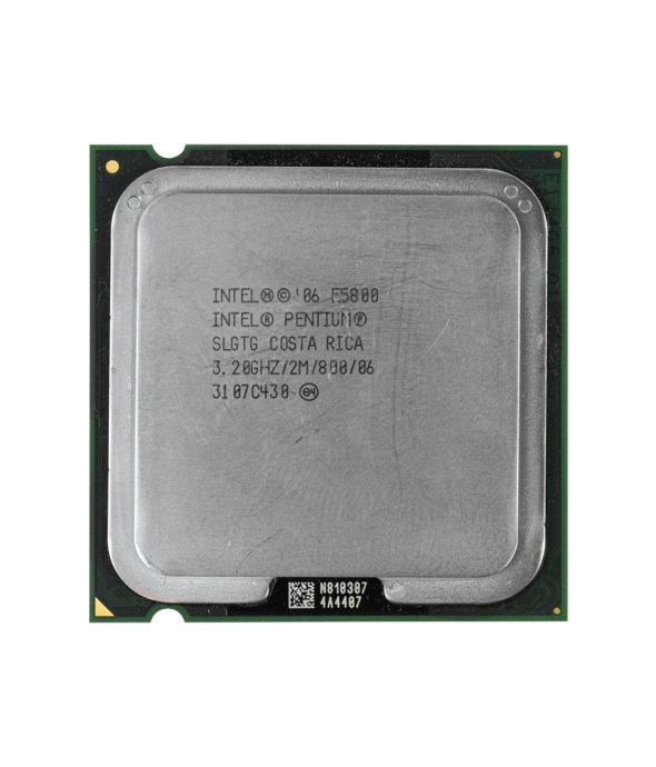 Процессор Intel® Pentium® E5800 (2 МБ кэш-памяти, тактовая частота 3,20 ГГц, частота системной шины 800 МГц) - 1
