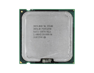 БУ Процессор Intel® Pentium® E5500 (2 МБ кэш-памяти, тактовая частота 2,80 ГГц, частота системной шины 800 МГц) из Европы