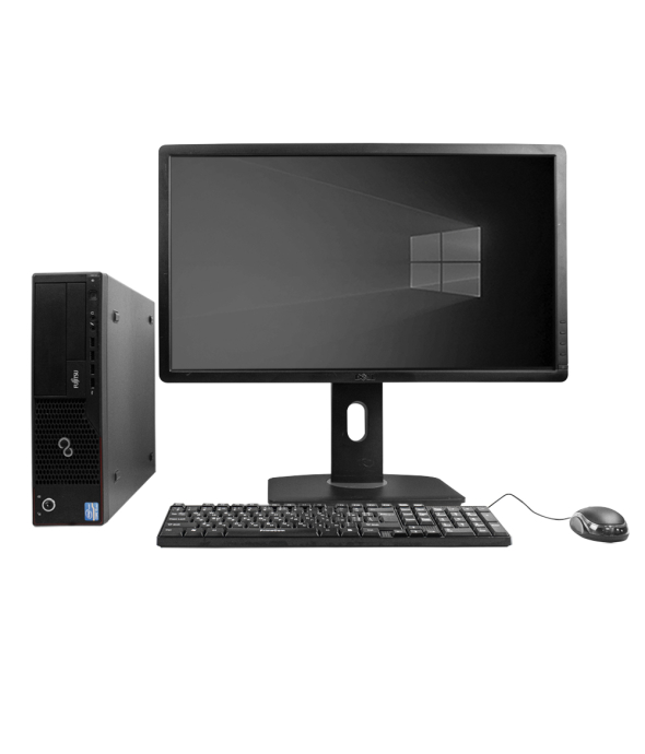 Системний блок Fujitsu E700 Intel Core i3-2100 4GB RAM 320GB HDD + Монітор Dell Professional P2412H 24&quot; - 1