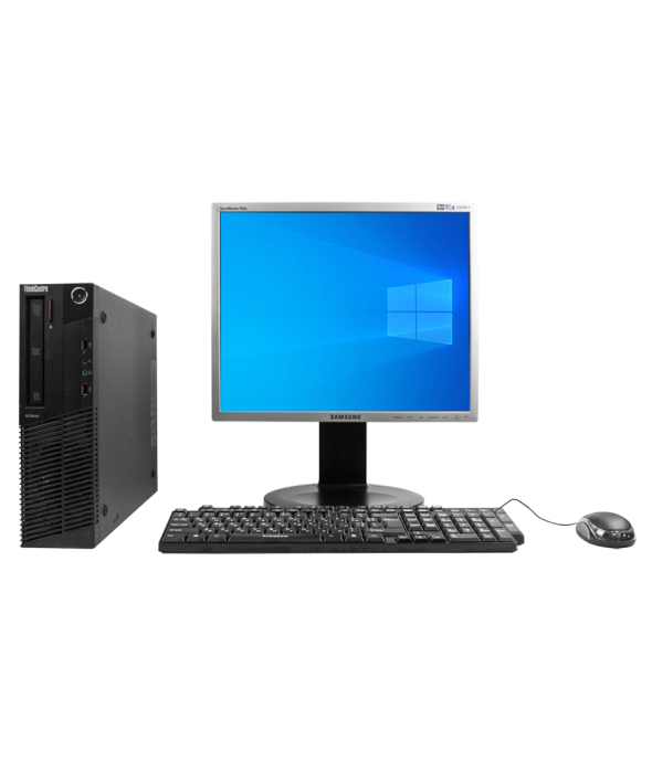 Системний блок Lenovo ThinkCentre M78 AMD A4-5300B 4GB RAM 250GB HDD + Монітор 19&quot; - 1