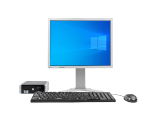 БУ Системний блок Fujitsu-Siemens ESPRIMO Q5020 mini Intel® Core™2 Duo T5670 2GB RAM 80GB HDD + Монітор Eizo FlexScan S2100 из Европы в Харкові