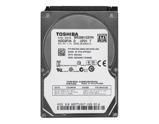 БУ Жорсткий диск Toshiba 250GB 7200rpm 16MB 2.5&quot; Sata II из Европы в Харкові