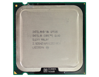 БУ Процесор Intel® Core™2 Quad Q9505 (6 МБ кеш-пам'яті, тактова частота 2,83 ГГц) из Европы в Харкові