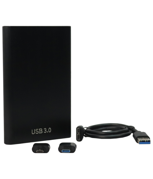 Портативний зовнішній накопичувач Backup Plus Slim 1Tb USB-TypeA/USB-TypeC/MicroUSB - 1
