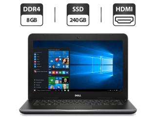 БУ Ноутбук Б-клас Dell Latitude 3380 / 13.3&quot; (1366x768) TN / Intel Core i3-6006U (2 (4) ядра по 2.0 GHz) / 8 GB DDR4 / 240 GB SSD / Intel HD Graphics 520 / WebCam / HDMI из Европы в Харкові
