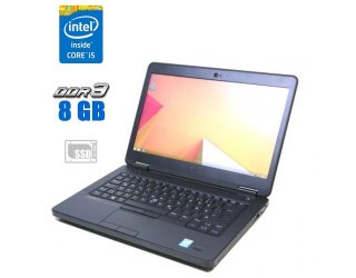 БУ Ноутбук Dell Latitude E5440 / 14&quot; (1366x768) TN / Intel Core i5-4310U (2 (4) ядра по 2.0 - 3.0 GHz) / 8 GB DDR3 / 120 GB SSD / Intel HD Graphics 4400 / WebCam из Европы в Харкові