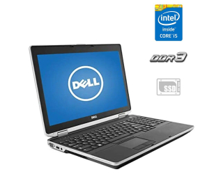 БУ Ноутбук Б-класс Dell Latitude E6530 / 15.6&quot; (1366x768) TN / Intel Core i5-3210M (2 (4) ядра по 2.5 - 3.1 GHz) / 4 GB DDR3 / 120 GB SSD / Intel HD Graphics 4000 / WebCam / Без АКБ из Европы в Харькове