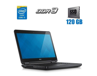 БУ Ноутбук Dell Latitude E5440 / 14&quot; (1366x768) TN / Intel Core i5-4310U (2 (4) ядра по 2.0 - 3.0 GHz) / 4 GB DDR3 / 120 GB SSD / Intel HD Graphics 4400 / WebCam из Европы в Харкові