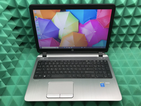 Ноутбук Б клас HP ProBook 450 G2 / 15.6&quot; (1366x768) TN / Intel Core i3-5005U (2 (4) ядра по 2.0 GHz) / 4 GB DDR3 / 128 GB SSD / Intel HD Graphics 5500 / WebCam / USB 3.0 / DVD-RW / HDMI - 2