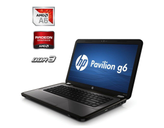 БУ Ноутбук Б-клас HP G6-1325sr / 15.6&quot; (1366x768) TN / AMD A6-3420M (4 ядра по 1.5 -2.4 GHz) / 4 GB DDR3 / 320 GB HDD / AMD Radeon HD 7450M, 1 GB DDR3, 64-bit / WebCam из Европы