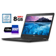 Ультрабук Б-класс Dell Latitude E7470 / 14" (1366x768) TN / Intel Core i5-6300U (2 (4) ядра по 2.4 - 3.0 GHz) / 8 GB DDR4 / 128 GB SSD / Intel HD Graphics 520 / WebCam / Fingerprint / HDMI / miniDP / Windows 10 лицензия - 1