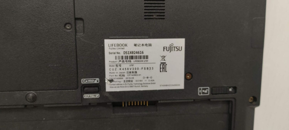 Ноутбук Б-клас Fujitsu Lifebook U757 / 15.6&quot; (1366x768) TN / Intel Core i5 - 6300U (2 (4) ядра по 2.4-3.0 GHz) / 6 GB DDR4 / 256 GB SSD / Intel HD Graphics 520 / WebCam / без АКБ - 9