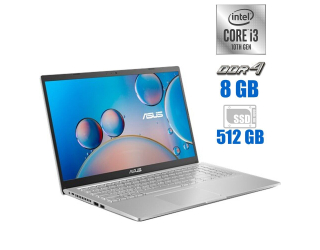 БУ Ультрабук Asus X515J / 15.6&quot; (1920x1080) IPS / Intel Core i3-1005G1 (2 (4) ядра по 1.2 - 3.4 GHz) / 8 GB DDR4 / 512 GB SSD / Intel UHD Graphics / WebCam из Европы