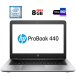 Ноутбук Б-класс HP ProBook 440 G4 / 14" (1920x1080) TN / Intel Core i7-7500U (2 (4) ядра по 2.7 - 3.5 GHz) / 8 GB DDR4 / 128 GB SSD / Intel HD Graphics 620 / WebCam / Fingerprint / HDMI