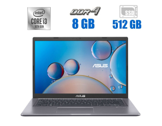 БУ Ноутбук Asus R465J / 14&quot; (1920x1080) TN / Intel Core i3-1005G1 (2 (4) ядра по 1.2 - 3.4 GHz) / 8 GB DDR4 / 512 GB SSD / Intel UHD Graphics / WebCam / АКБ NEW из Европы в Харькове