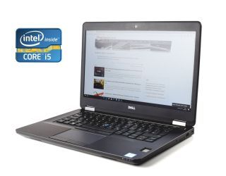 БУ Ультрабук Dell Latitude E5470/ 14 &quot; (1920x1080) TN / Intel Core i5-6300HQ (4 ядра по 2.3 - 3.2 GHz) / 8 GB DDR4 / 256 GB SSD / Intel HD Graphics 530 / WebCam из Европы