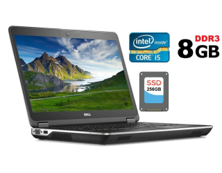 БУ Ноутбук Б-класс Dell Latitude E6440 / 14&quot; (1600x900) TN / Intel Core i5-4310M (2 (4) ядра по 2.7 - 3.4 GHz) / 8 GB DDR3 / 256 GB SSD / Intel HD Graphics 4600 / WebCam / DVD-RW / HDMI / Windows 10 лицензия из Европы в Харькове