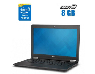 БУ Нетбук Б-класс Dell Latitude E7250 / 12.5&quot; (1366x768) TN / Intel Core i5-5300U (2 (4) ядра по 2.3 - 2.9 GHz) / 8 GB DDR3 / 120 GB SSD / Intel HD Graphics 5500 / WebCam из Европы в Харькове