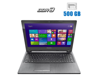 БУ Ноутбук Б-класс Lenovo G50-30 / 15.6&quot; (1366x768) TN / Intel Celeron N2840 (2 ядра по 2.16 - 2.58 GHz) / 4 GB DDR3 / 500 GB HDD / Intel HD Graphics / WebCam из Европы в Харькове