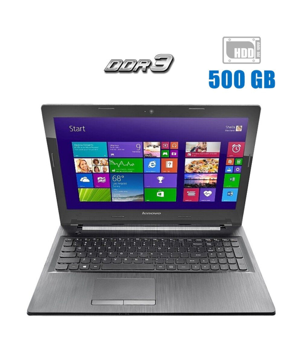 Ноутбук Б-класс Lenovo G50-30 / 15.6&quot; (1366x768) TN / Intel Celeron N2840 (2 ядра по 2.16 - 2.58 GHz) / 4 GB DDR3 / 500 GB HDD / Intel HD Graphics / WebCam - 1