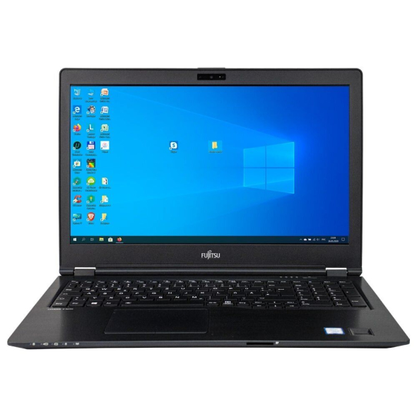 Ноутбук Fujitsu LifeBook U758 / 15.6&quot; (1366x768) TN / Intel Core i5-8350U (4 (8) ядра по 1.7 - 3.6 GHz) / 8 GB DDR4 / 256 GB SSD / Intel UHD Graphics 620 / WebCam - 2