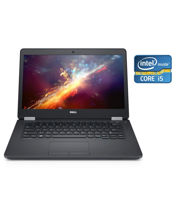 Ультрабук Dell Latitude E5470 / 14&quot; (1920x1080) TN / Intel Core i5-6300HQ (4 ядра по 2.3 - 3.2 GHz) / 8 GB DDR4 / 256 GB SSD / Intel HD Graphics 530 / WebCam / Win 10 Pro - 1