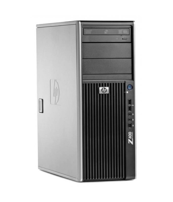 Сервер WORKSTATION HP Z400 4xCORE Xeon E5540 2.53 GHZ 8/12/18/24 RAM DDR3 500GB + 160GB HDD Nvidia FX 1800 - 1