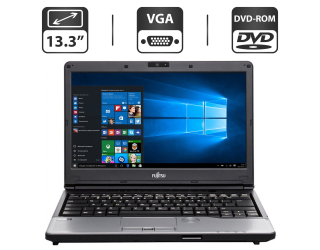 БУ Ноутбук Б-клас Fujitsu Lifebook S762 / 13.3&quot; (1366x768) TN / Intel Core i5-3320M (2 (4) ядра по 2.6-3.3 GHz) / 4 GB DDR3 / 500 Gb HDD / Intel HD Graphics 4000 / WebCam / DVD-ROM из Европы в Харкові