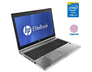 БУ Ноутбук Б-клас HP EliteBook 8560p / 15.6&quot; (1366x768) TN / Intel Core i5 - 2450M (2 (4) ядра по 2.5-3.1 GHz) / 4 GB DDR3 / 320 GB HDD / AMD Radeon HD 7430M, 1 GB DDR3, 64-bit / WebCam из Европы в Харкові