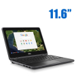 Нетбук Dell Chromebook 11-3180 / 11.6" (1366x768) TN / Intel Celeron N3060 (2 ядра по 1.6 - 2.48 GHz) / 4 GB DDR3 / 16 GB eMMC / Intel HD Graphics 500 / WebCam / Chrome OS - 1
