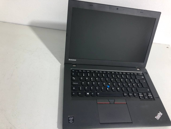 Ультрабук Б-клас Lenovo ThinkPad T450 / 14&quot; (1600x900) TN / Intel Core i5-5300U (2 (4) ядра по 2.3 - 2.9 GHz) / 8 GB DDR3 / 240 GB SSD / Intel HD Graphics 5500 / WebCam / VGA / Два АКБ - 2