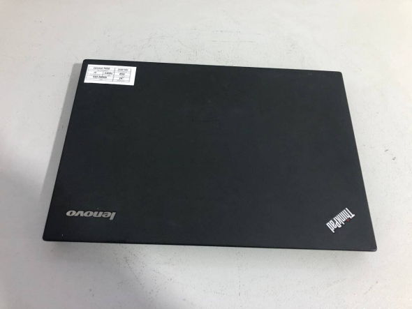 Ультрабук Б-клас Lenovo ThinkPad T450 / 14&quot; (1600x900) TN / Intel Core i5-5300U (2 (4) ядра по 2.3 - 2.9 GHz) / 8 GB DDR3 / 240 GB SSD / Intel HD Graphics 5500 / WebCam / VGA / Два АКБ - 5