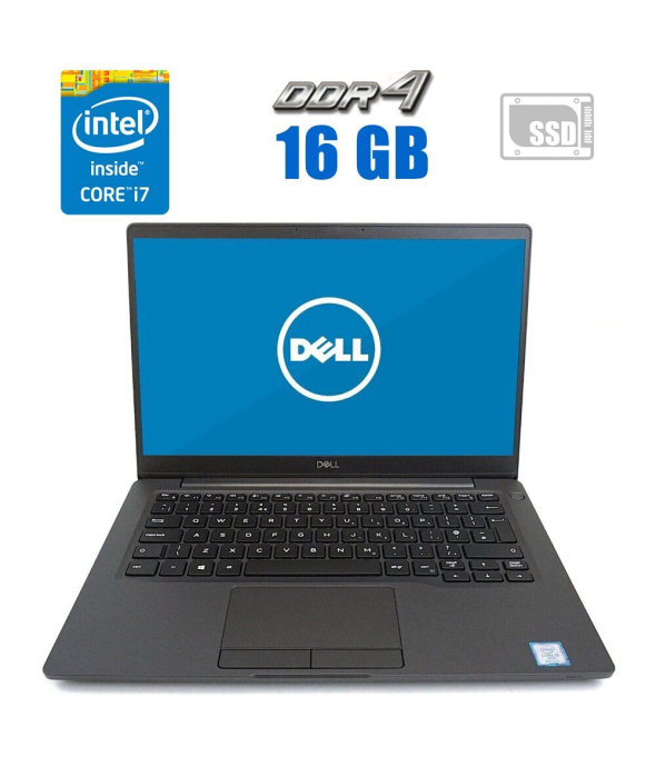 Ноутбук Dell Latitude 7300 / 13.3&quot; (1920x1080) IPS / Intel Core i7-8665U (4 (8) ядра по 1.9 - 4.8 GHz) / 16 GB DDR4 / 240 GB SSD / Intel UHD Graphics 620 / HDMI - 1