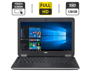БУ Нетбук Б-клас Dell Latitude E7240 / 12.5&quot; (1920x1080) IPS Touch / Intel Core i7 - 4600U (2 (4) ядра по 2.1-3.3 GHz) / 8 GB DDR3 / 128 GB SSD / Intel HD Graphics 4400 / WebCam / HDMI из Европы в Харкові