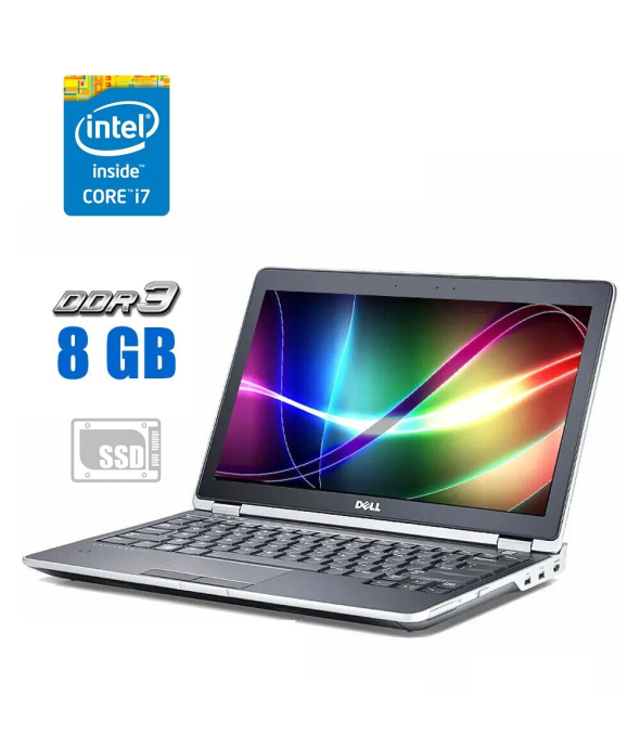 Нетбук Б-класс Dell Latitude E6230 / 12.5&quot; (1366x768) TN / Intel Core i7-3540M (2 (4) ядра по 3.0 - 3.7 GHz) / 8 GB DDR3 / 256 GB SSD / Intel HD Graphics 4000 - 1