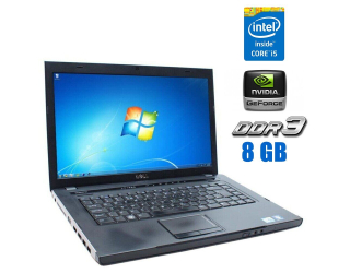 БУ Ноутбук Dell Vostro 3500 / 15.6&quot; (1366x768) TN / Intel Core i5-520M (2 (4) ядра по 2.4 - 2.93 GHz) / 8 GB DDR3 / 256 GB SSD / nVidia GeForce 310M, 512 MB DDR3, 64-bit / WebCam / АКБ не тримає из Европы в Харкові