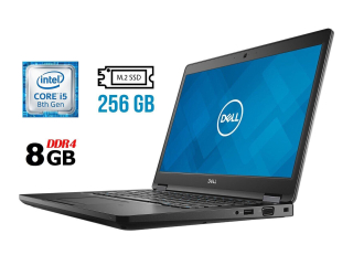 БУ Ноутбук Б-класс Dell Latitude 5491 / 14&quot; (1920x1080) IPS Touch / Intel Core i5-8400H (4 (8) ядра по 2.5 - 4.2 GHz) / 8 GB DDR4 / 256 GB SSD M.2 / Intel UHD Graphics 630 / WebCam / USB 3.1 / HDMI / Windows 10 лицензия из Европы в Харькове